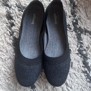 Allbirds Women's Wool Breezer Natural Black Flats 10 NWOT